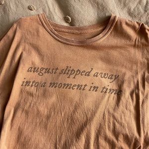 Taylor Swift - UO L/XL Folklore Crop Top